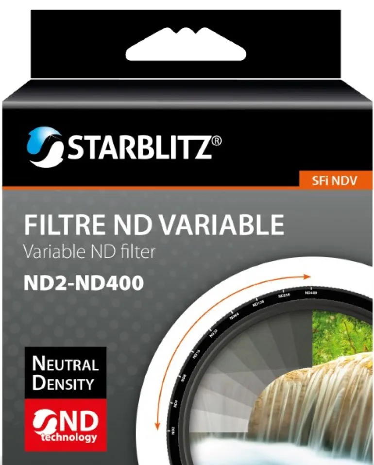 STARBLITZ FILTRE ND VARIABLE ND2-ND400 77MM< Filtres