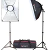 STARBLITZ Kit eclairage continu LED 2x50W< Eclairage Studio