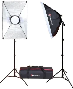 STARBLITZ Kit eclairage continu LED 2x50W< Eclairage Studio
