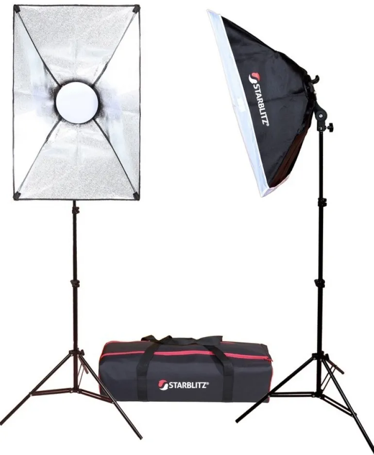 STARBLITZ Kit eclairage continu LED 2x50W< Eclairage Studio