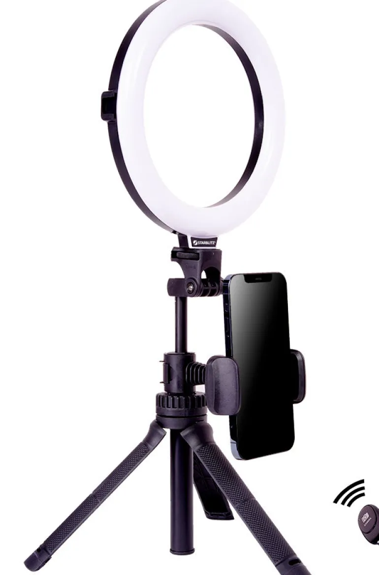 STARBLITZ VLOG RING LIGHT KIT KVL 120< Eclairage Studio