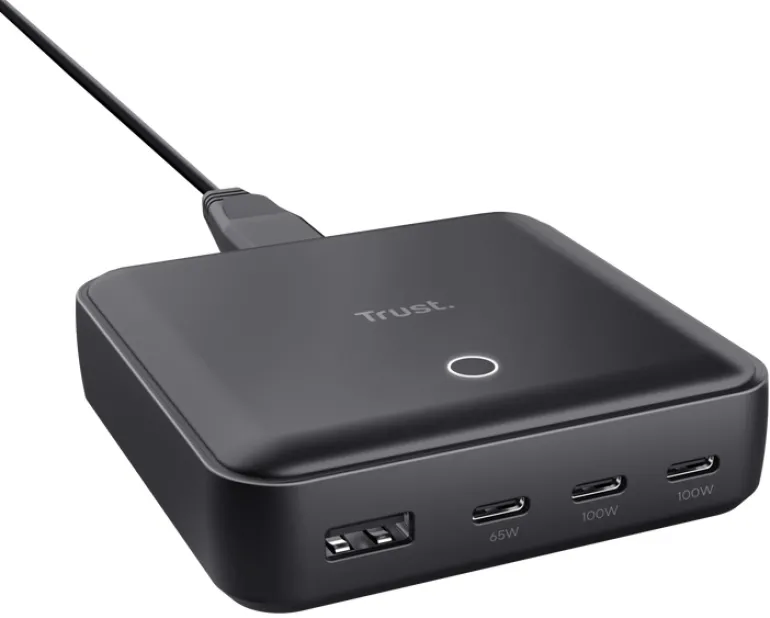 TRUST chargeur univ.usb-c.1000w.4ports.maxo.nr< Energie
