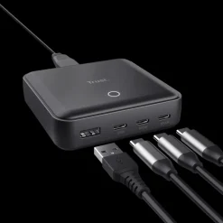 TRUST chargeur univ.usb-c.1000w.4ports.maxo.nr< Energie