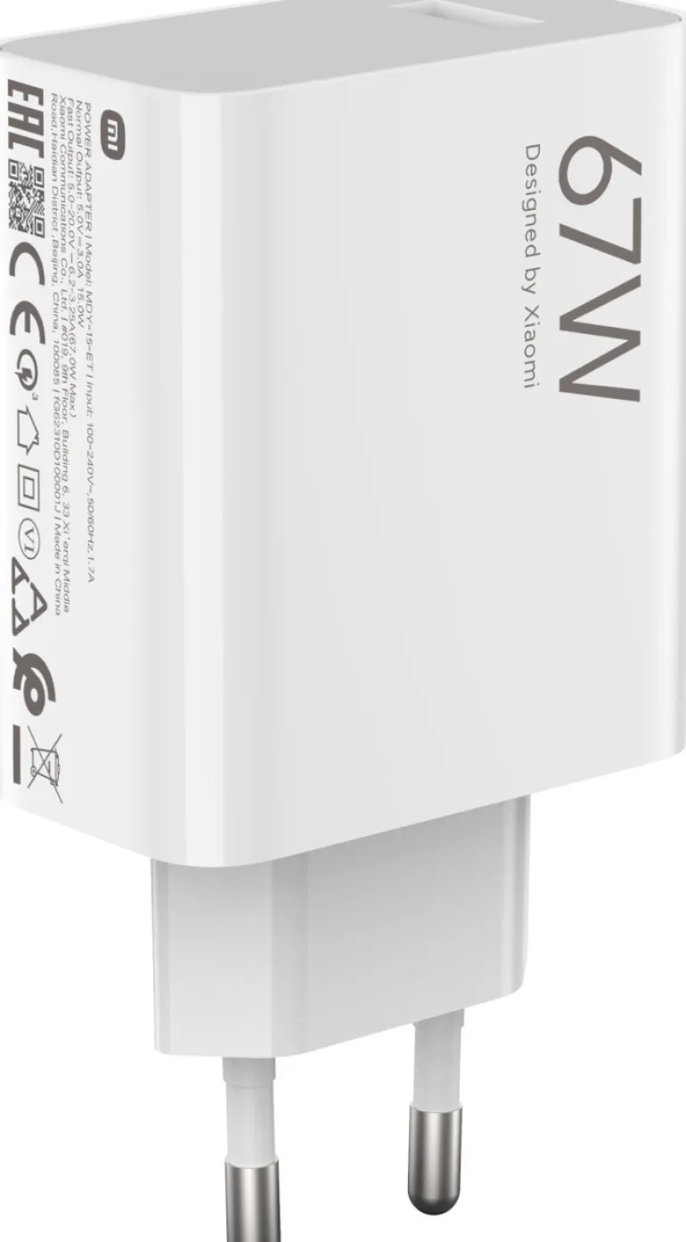 XIAOMI chargeur secteur 67w + cable< Téléphone Mobile