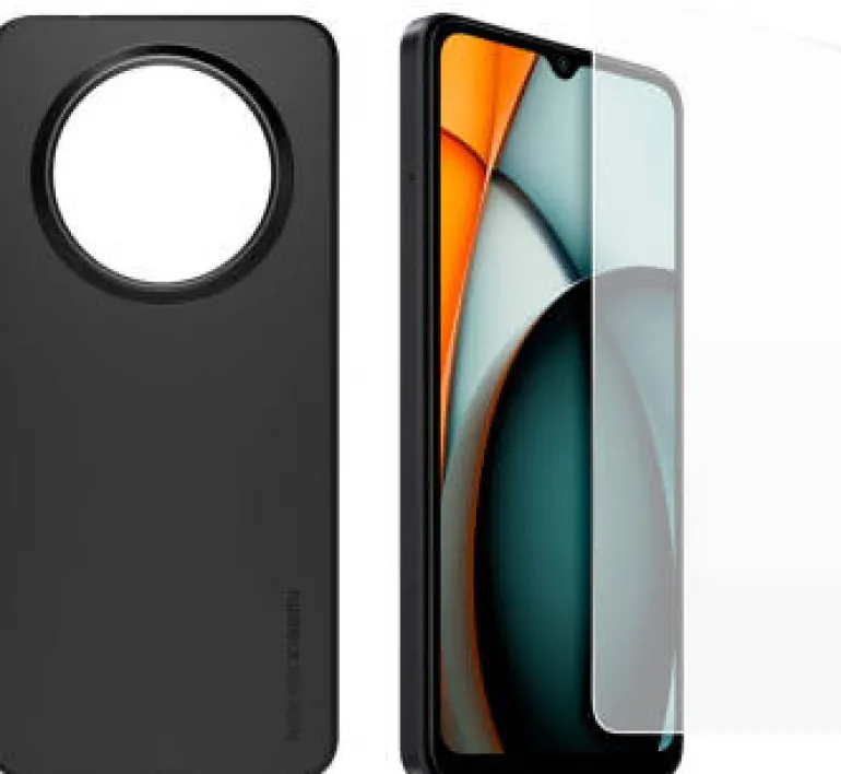 XIAOMI coque noir tpu + verre trempe redmi a3< Téléphone Mobile