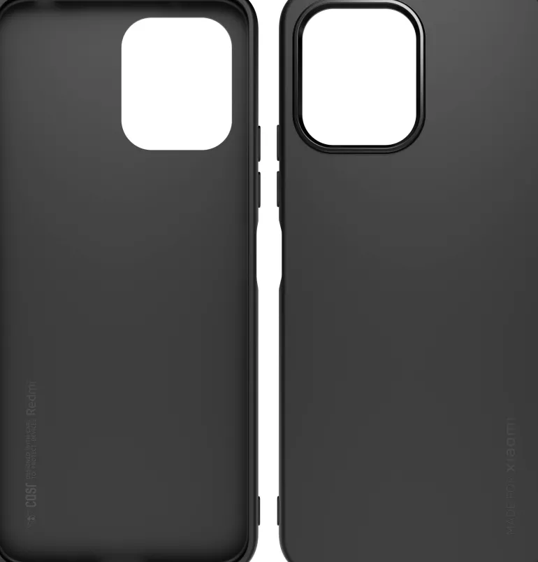 XIAOMI coque noir tpu + verre trempe redmi 12< Téléphone Mobile