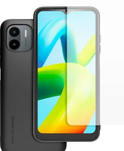 XIAOMI coque noire + prot/ecran p/redmi a1-a2< Téléphone Mobile