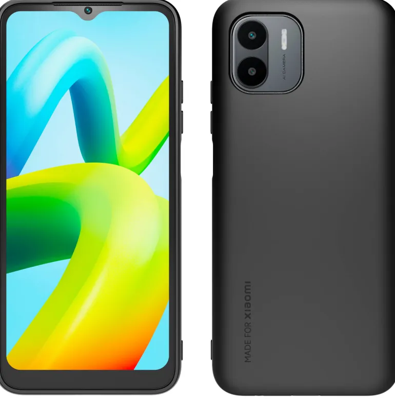 XIAOMI coque noire + prot/ecran p/redmi a1-a2< Téléphone Mobile