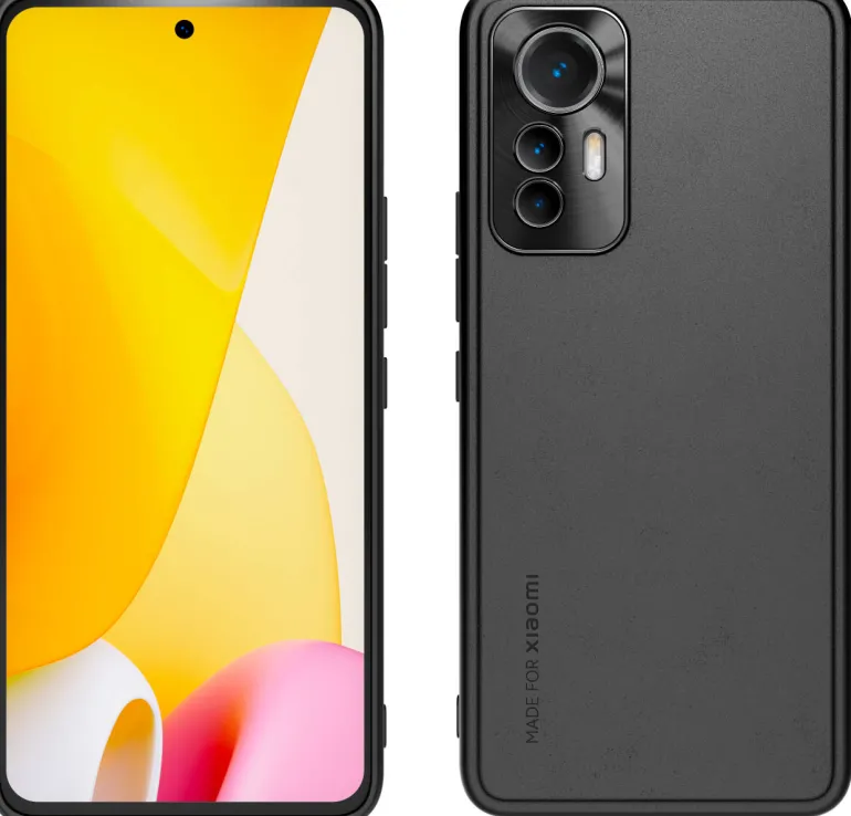 XIAOMI COQUE PREMIUM NOIR P/12 LITE< Téléphone Mobile