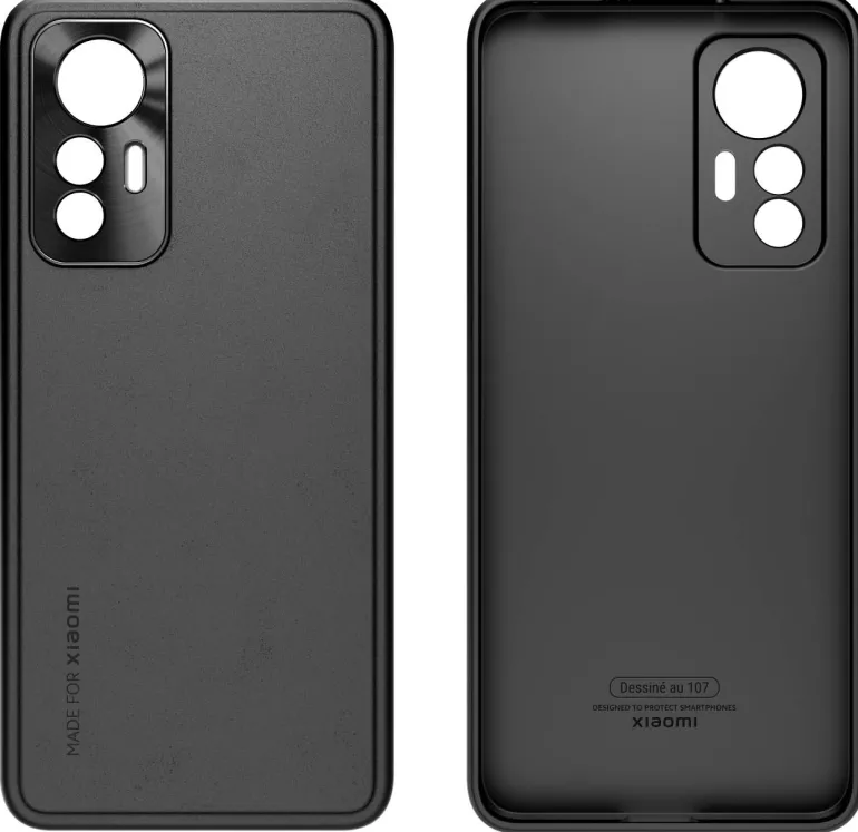 XIAOMI COQUE PREMIUM NOIR P/12 LITE< Téléphone Mobile