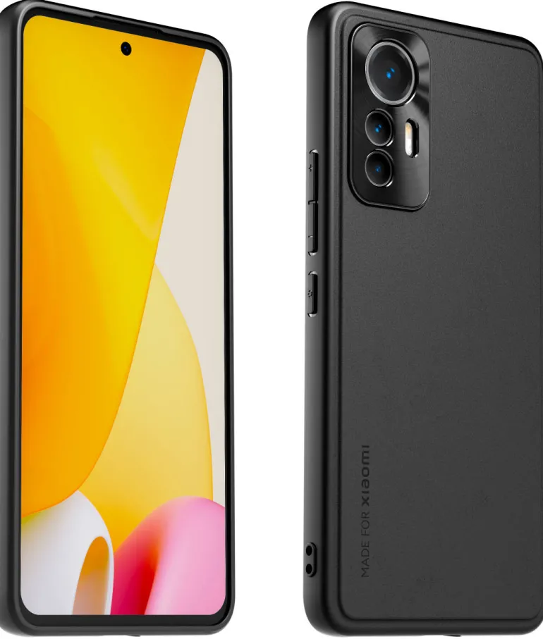 XIAOMI COQUE PREMIUM NOIR P/12 LITE< Téléphone Mobile