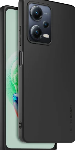 XIAOMI coque tpu noir p/redmi note 12 5g< Téléphone Mobile