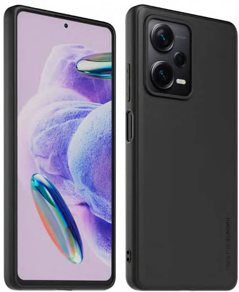 XIAOMI coque tpu noir p/redmi note 12 pro+ 5g< Téléphone Mobile