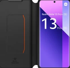 XIAOMI etui folio + dragon redmi note 13 pro+5g< Téléphone Mobile