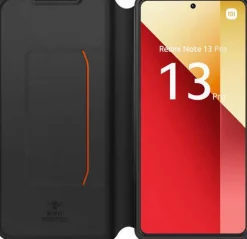 XIAOMI etui folio  + dragonne redmi note 13 4g< Téléphone Mobile
