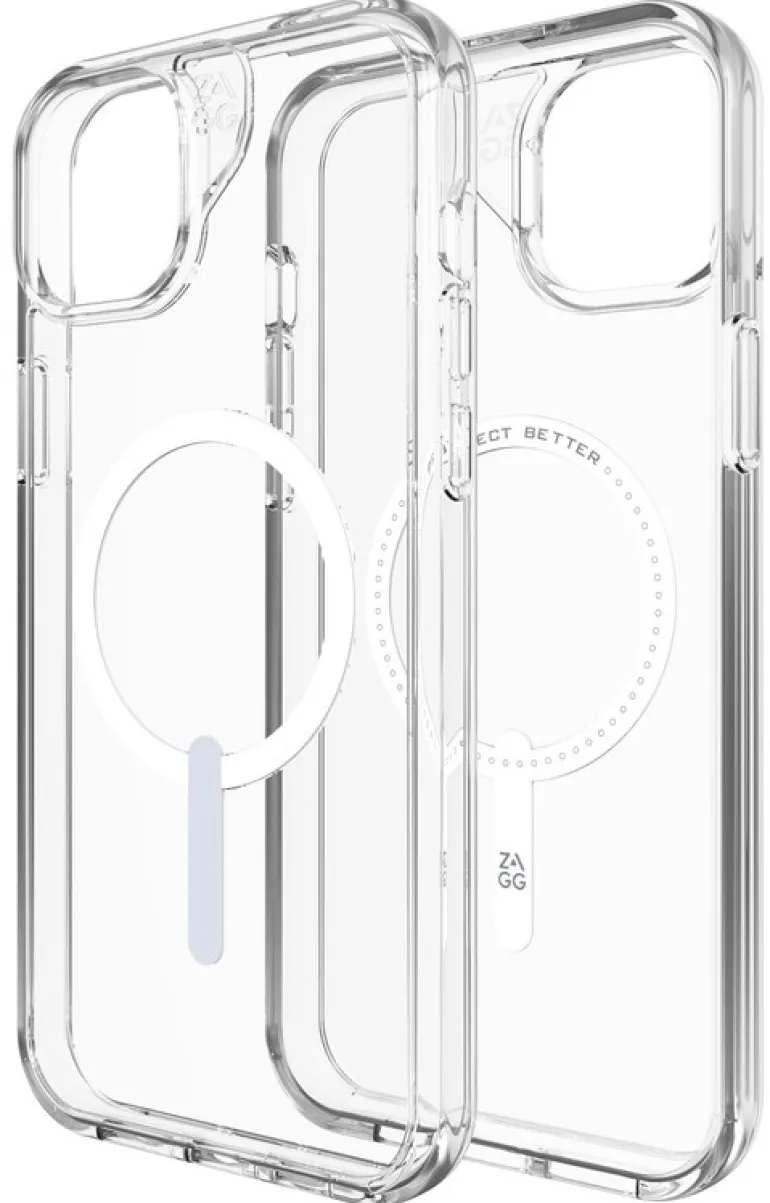 ZAGG coque crystal palace snap P/IPH 15 plus< Téléphone Mobile