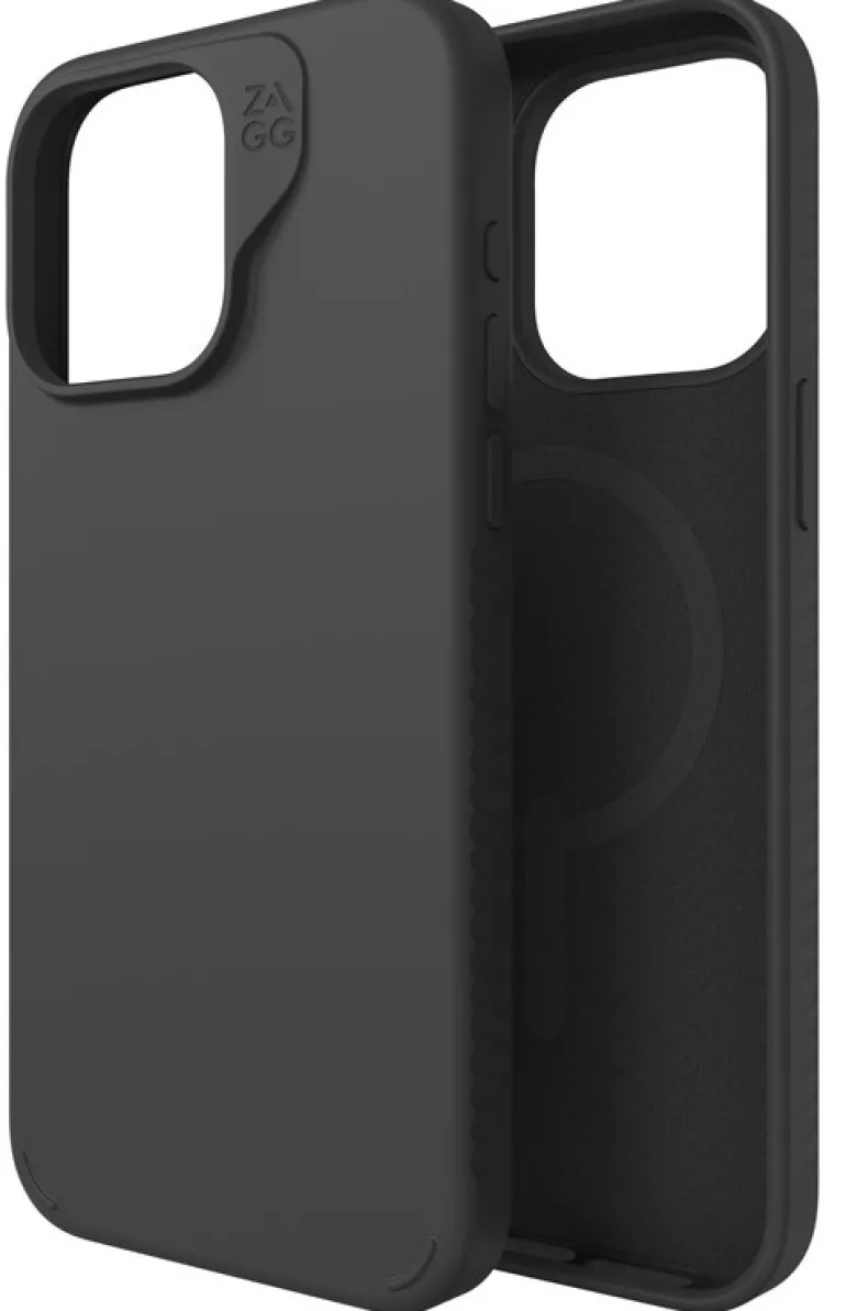 ZAGG coque noire manhattan snap iph15 pro max< Téléphone Mobile