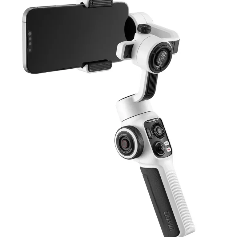 ZHIYUN STABILISATEUR SMOOTH 5S COMBO BLANC< Stabilisateur